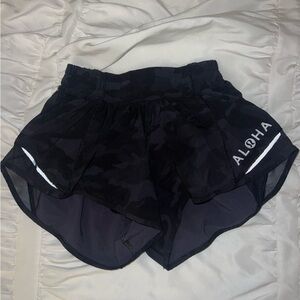 Lululemon Hawaii Edition Black Camo Shorts